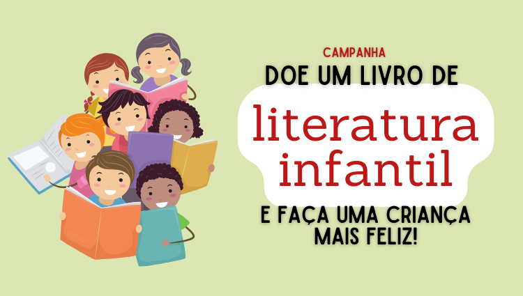 Campanha de doação de livros infantis