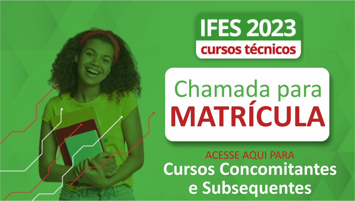 botão para acesso às matrículas dos cursos concomitantes